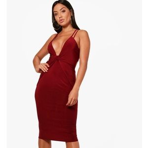 NWT Boohoo Midi Dress